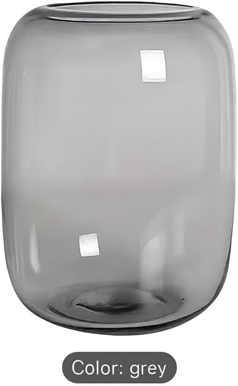 Glass Terrarium/Aquairum Vase 16×22 cm – Empty Container (No Plants or Décor Included) – Moss/Succulent/Air Plant Holder for Home & Office Tabletop Decoration